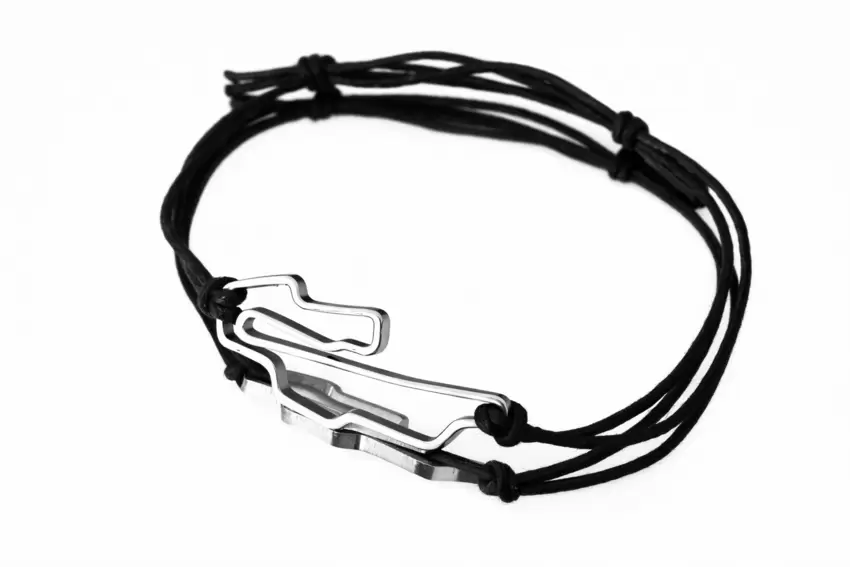 Pulseira do circuito de Mugello em aço  