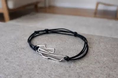 Pulseira do circuito de Mugello em aço 