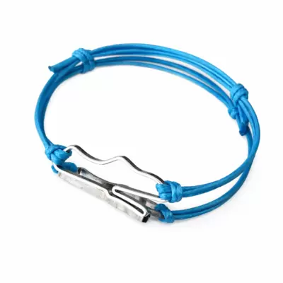 Pulseira do circuito de Donington Park em aço 