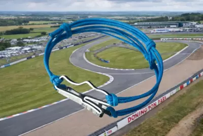 Pulseira do circuito de Donington Park em aço 