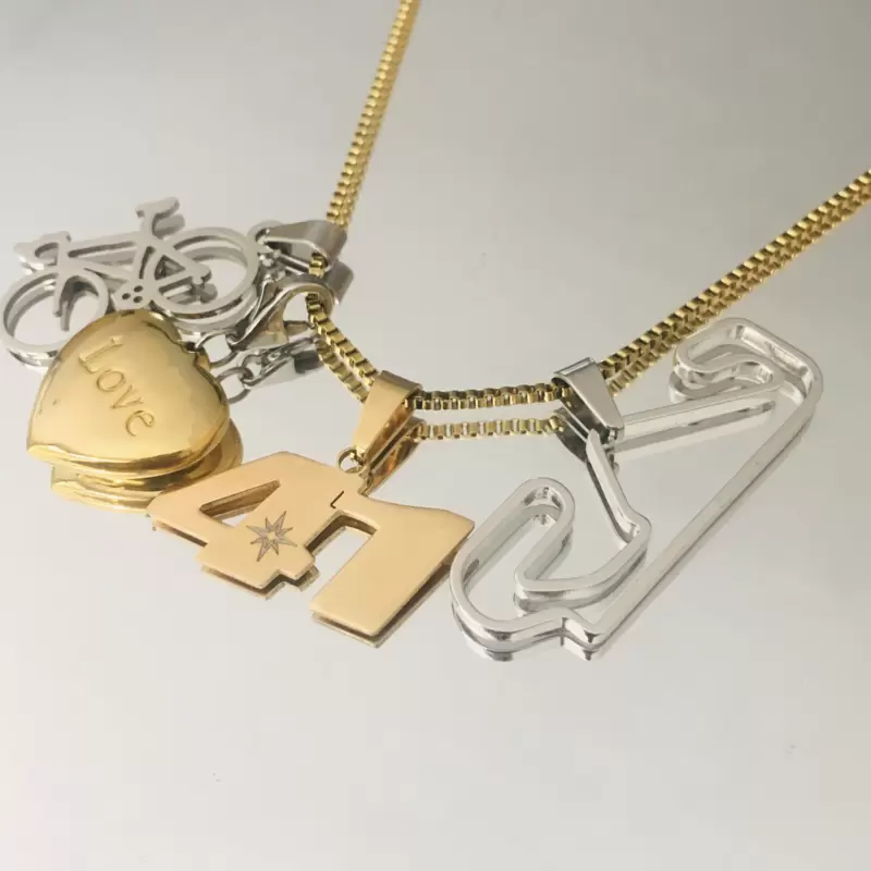 Collana charms “Brilla a casa” Aleix Espargaró in acciaio
