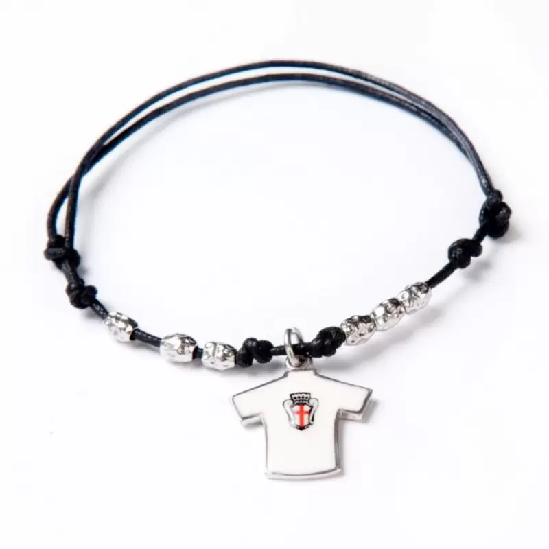 Braccialetto maglia Pro Vercelli in argento 925