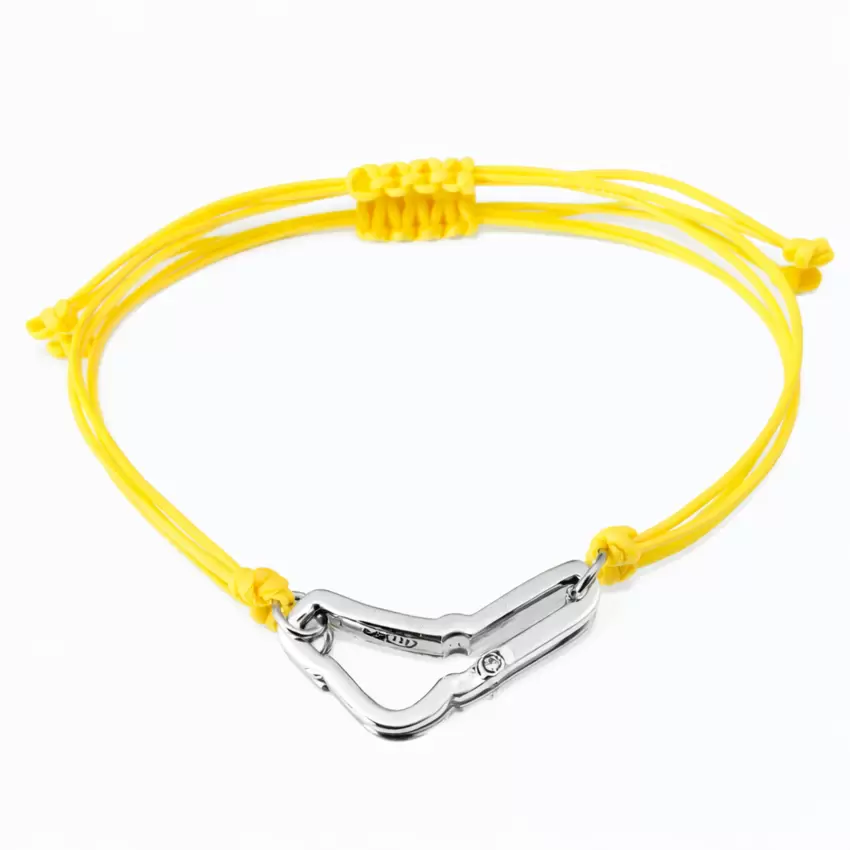 Armband mit Monza-Rennstrecke aus Sterlingsilber und Kubikzirkonia am Start  