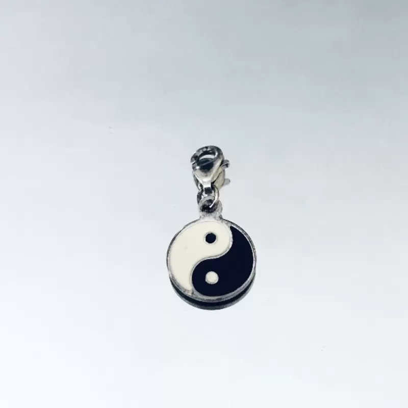 Charm simbolo del bene e del male in argento 925