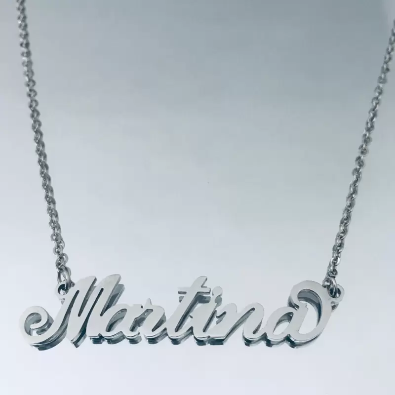Collana con nome MARTINA in argento 925