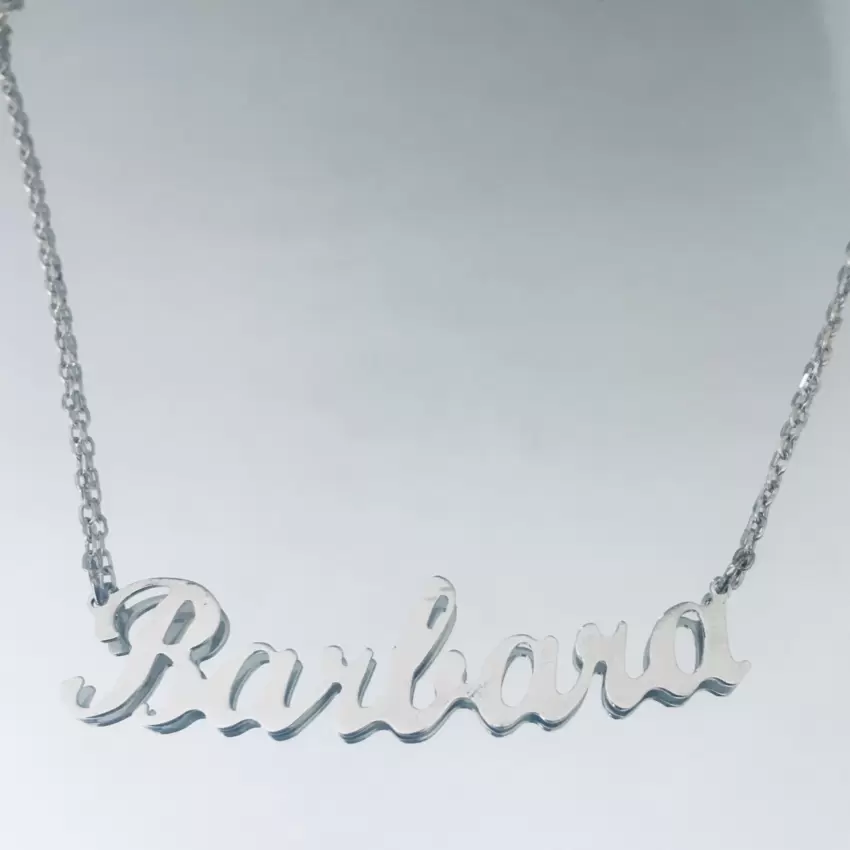 Collana con nome BARBARA in argento 925  