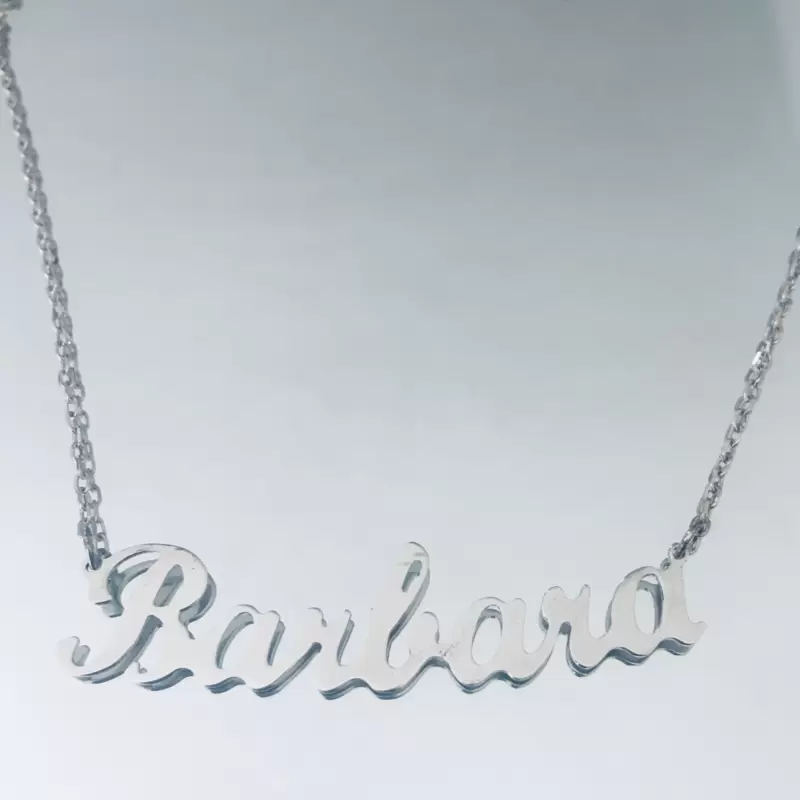 Collana con nome BARBARA in argento 925