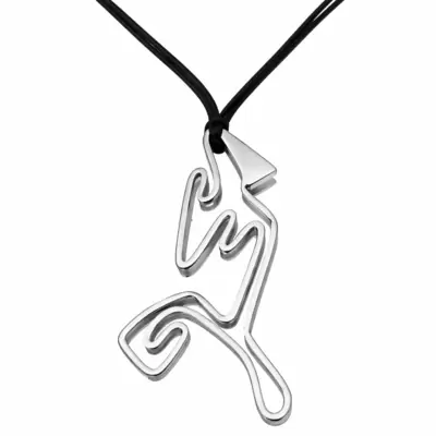 Maggiora circuit pendant in stainless steel 