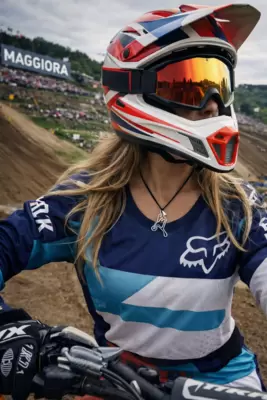 Pendentif circuit Maggiora en acier 