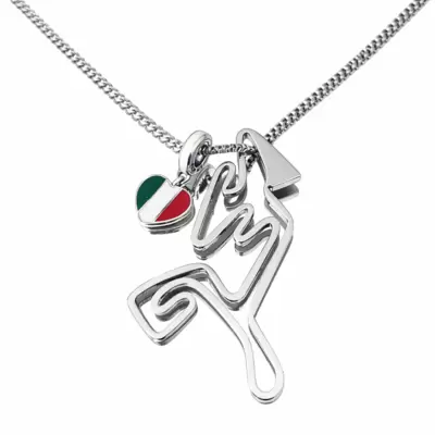 I LOVE MAGGIORA stainless steel necklace 