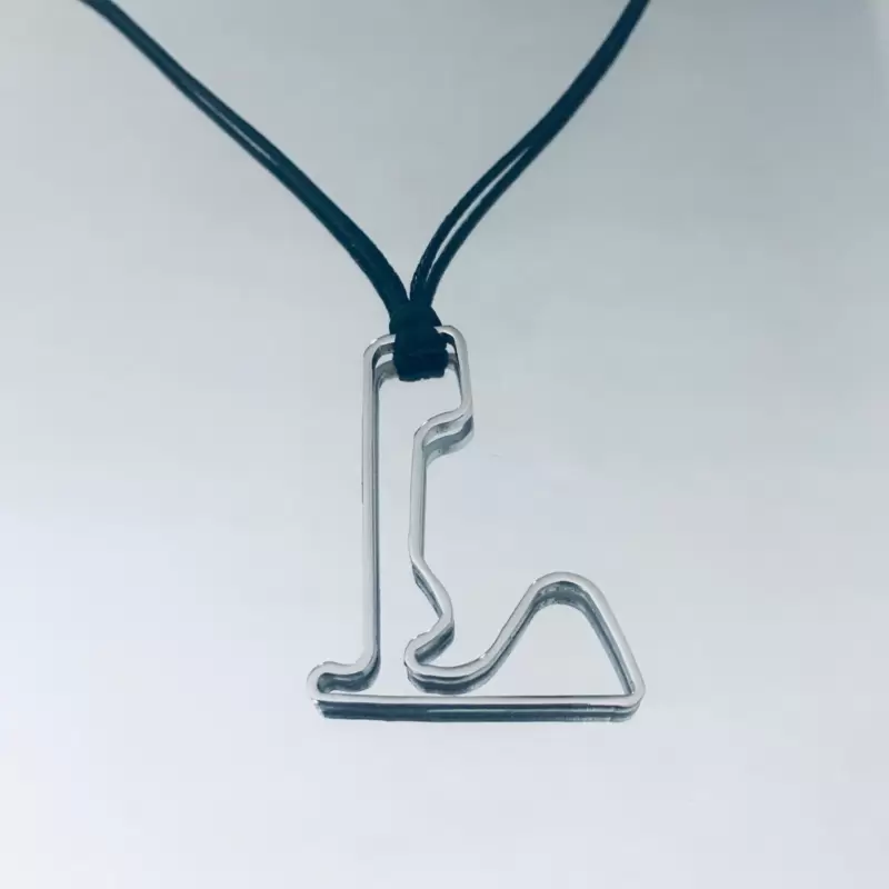 Franciacorta circuit pendant in stainless steel