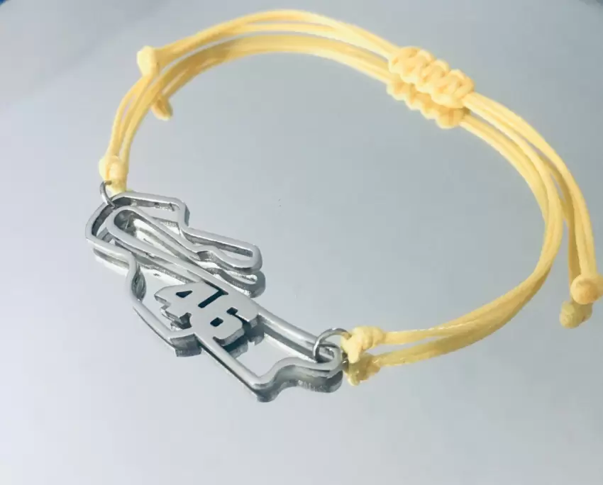 Mugello circuit bracelet with 46 stainless steel  
