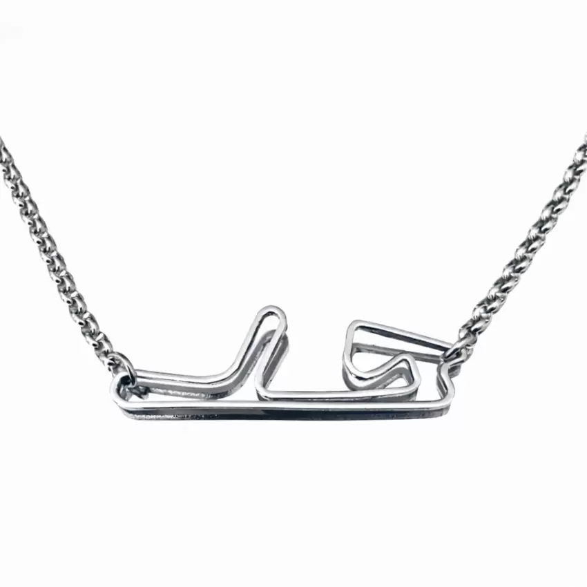 Sex and the city style halskette mit Cremona schaltung in stahl  