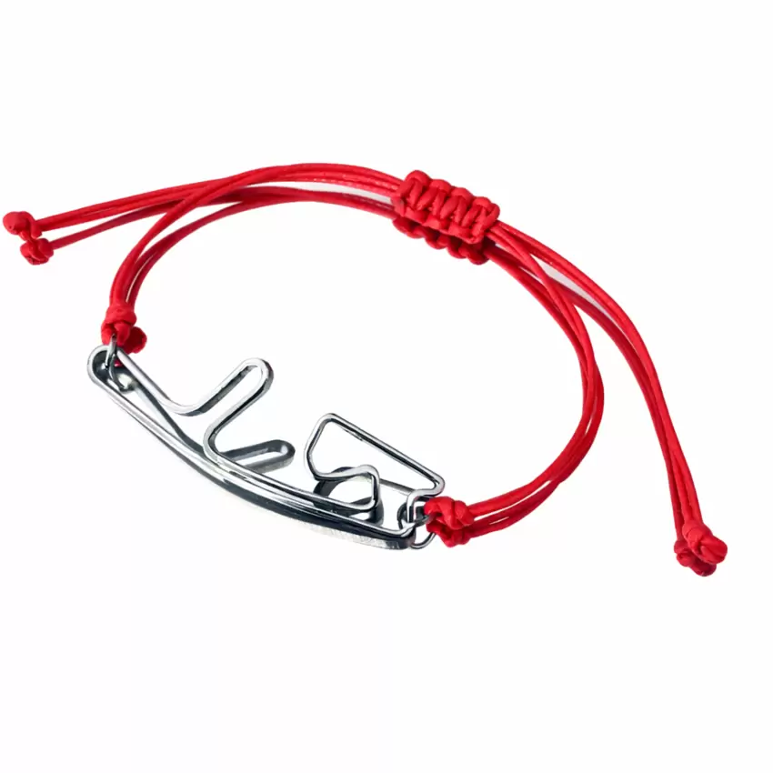 Stahl Cremona Schaltung Silhouette Armband  