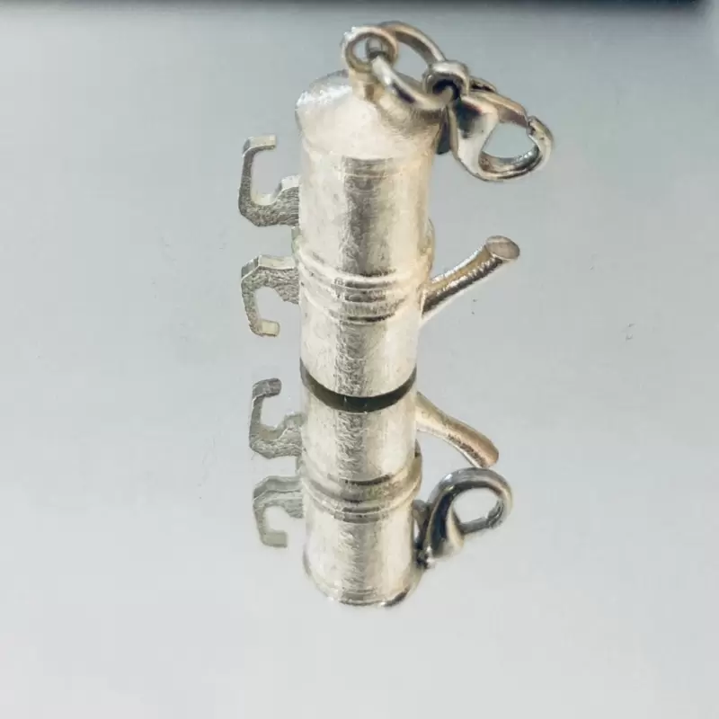 Collezione "Napoletanissimo":Ciondolo Charm Caffettiera Napoletana Cuccumella in bronzo