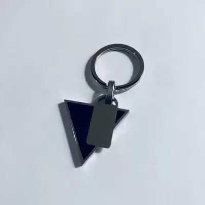 Portachiavi triangolo brevettato in acciaio personalizzabile 