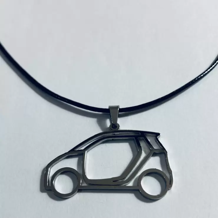 Pendentif en acier Silhouette Smart