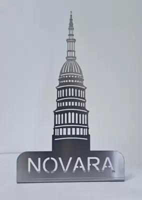 Soprammobile di design Cupola di San Gaudenzio a Novara in acciaio personalizzabile 