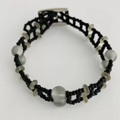 Braccialetto Rocailles nere  