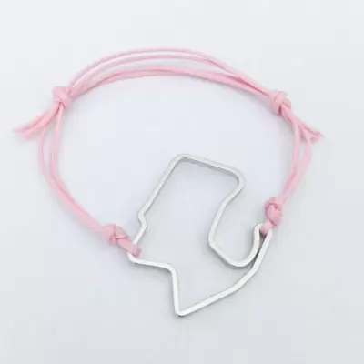 Pulsera del circuito de Laguna Seca en acero 