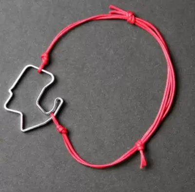 Pulsera del circuito de Laguna Seca en acero 