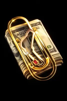 Pince à billets en or 750 avec circuit Monza 