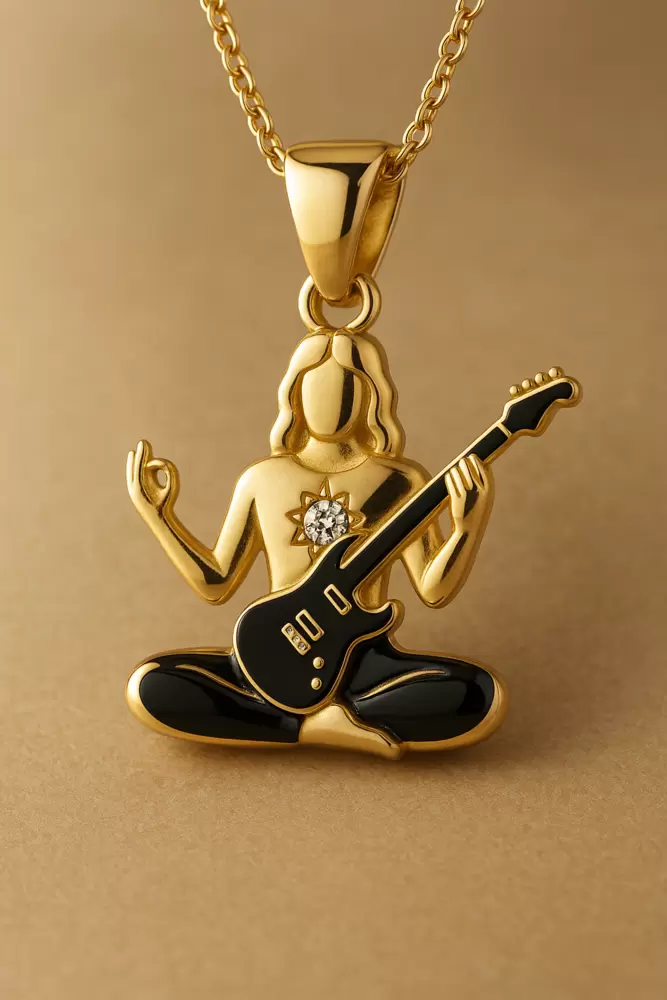 Ciondolo Yoga’n’Rock by Gianfranco Quartaroli   