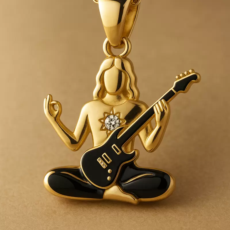 Ciondolo Yoga’n’Rock by Gianfranco Quartaroli 