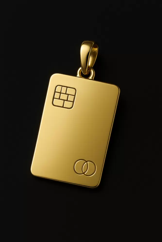 ICON Card personalizzabile in oro giallo 750 by Gianfranco Quartaroli  