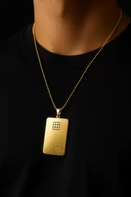 ICON Card personalizzabile in oro giallo 750 by Gianfranco Quartaroli 