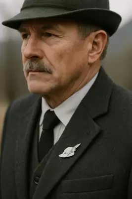 Customizable Stainless Steel Alpine Hat Jacket Pin 