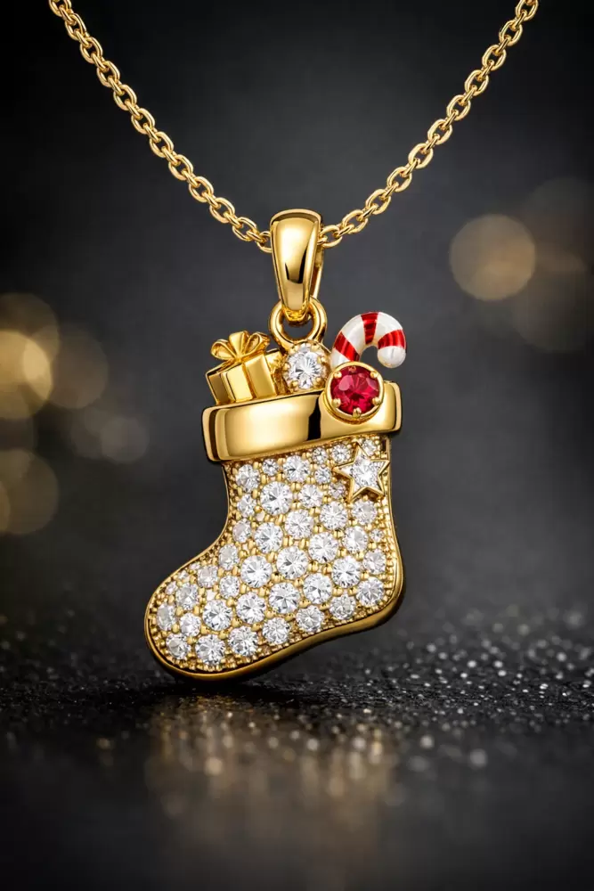 Pendentif bas de l'Épiphanie en or 18kt  