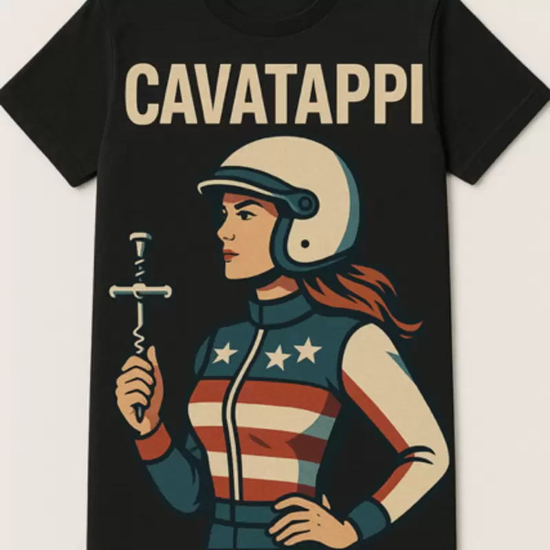 T-shirt CIRCUITI curva Cavatappi