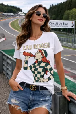 T-shirt Curved CIRCUITI Eau Rouge 
