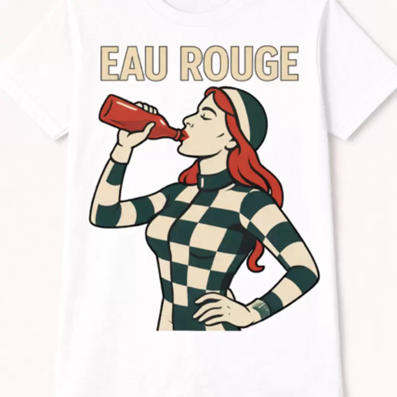 T-shirt Curved CIRCUITI Eau Rouge