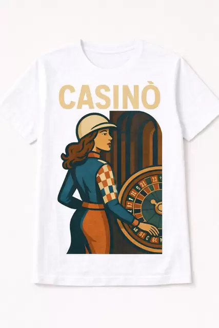 T-shirt Casino Curve  