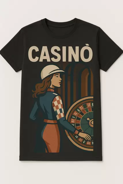 T-shirt Casino Curve  