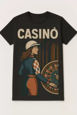 T-shirt Casino Curve 