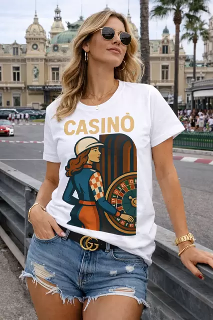 T-shirt Casino Curve  