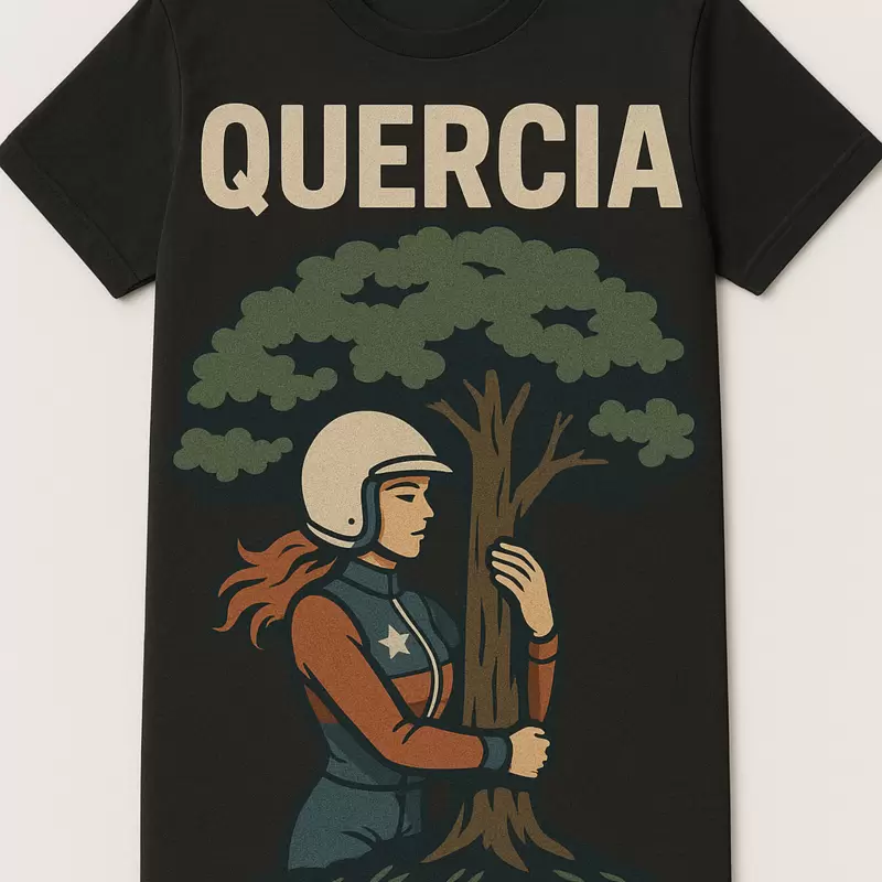 T-shirt CIRCUITI curva della Quercia 