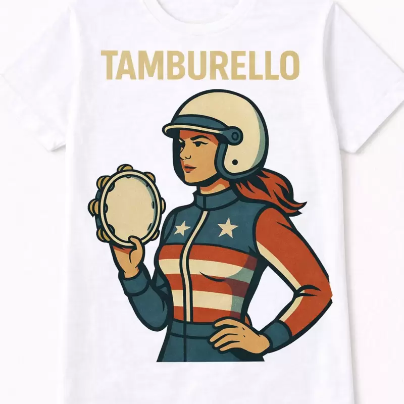 T-shirt CIRCUITI curva del Tamburello