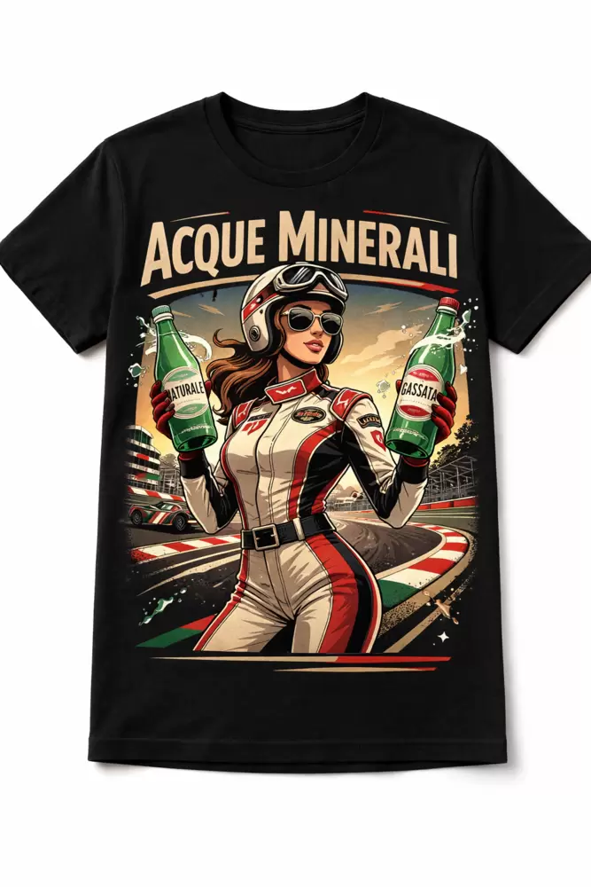 T-shirt CIRCUITI curva Acque Minerali  