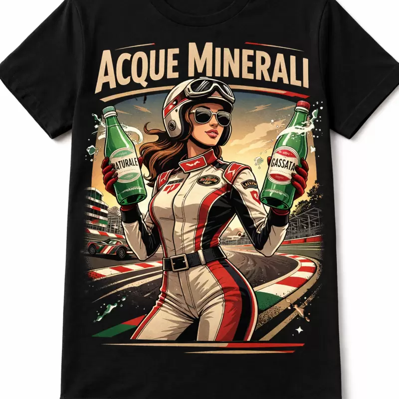 T-shirt CIRCUITI curva Acque Minerali