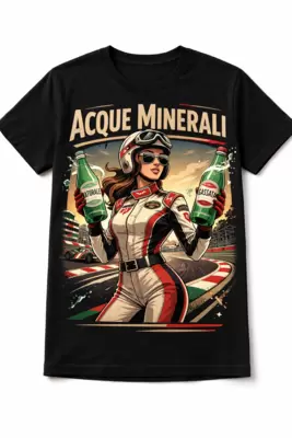 T-shirt CIRCUITI curva Acque Minerali 