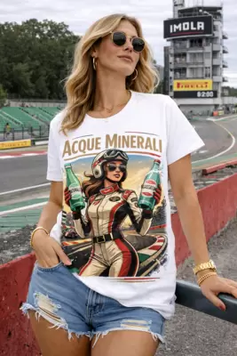 T-shirt CIRCUITI curva Acque Minerali 