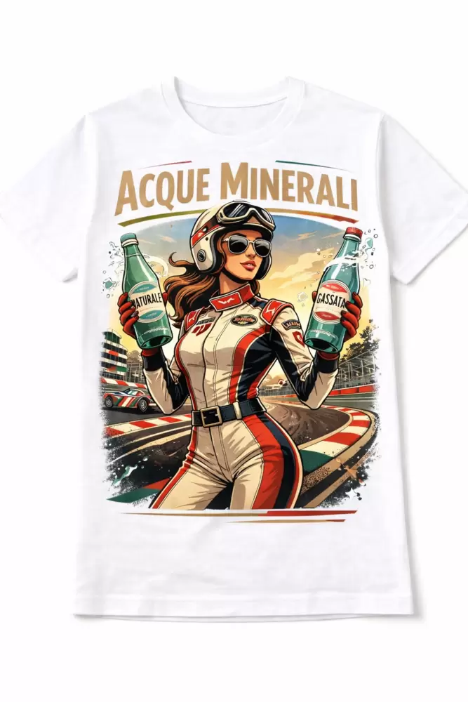 T-shirt CIRCUITI curva Acque Minerali  