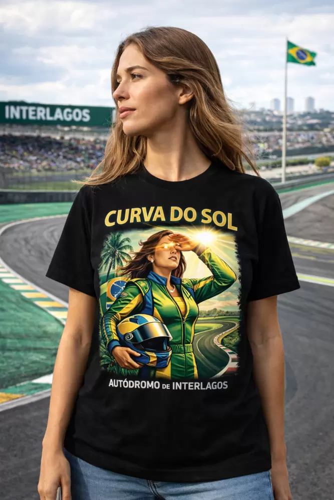 T-shirt CIRCUITI Curva do sol   