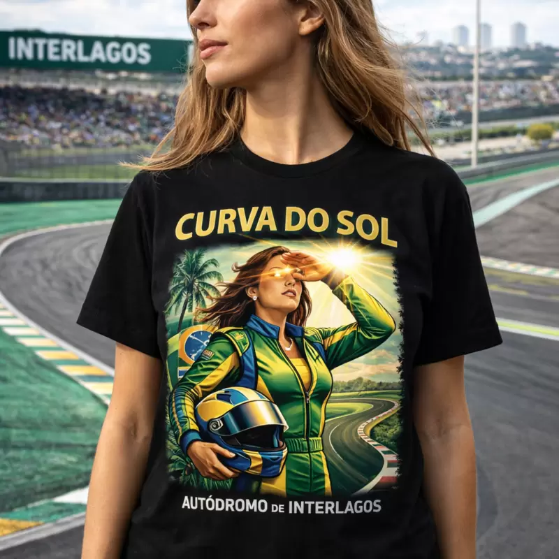 T-shirt CIRCUITI Curva do sol 