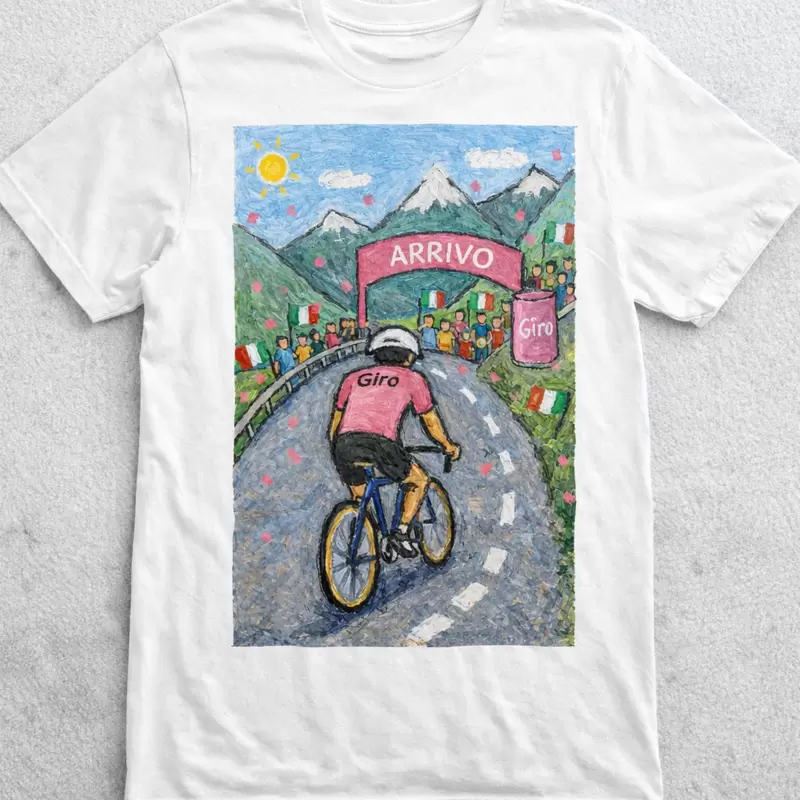 Camiseta ciclismo maillot rosa
