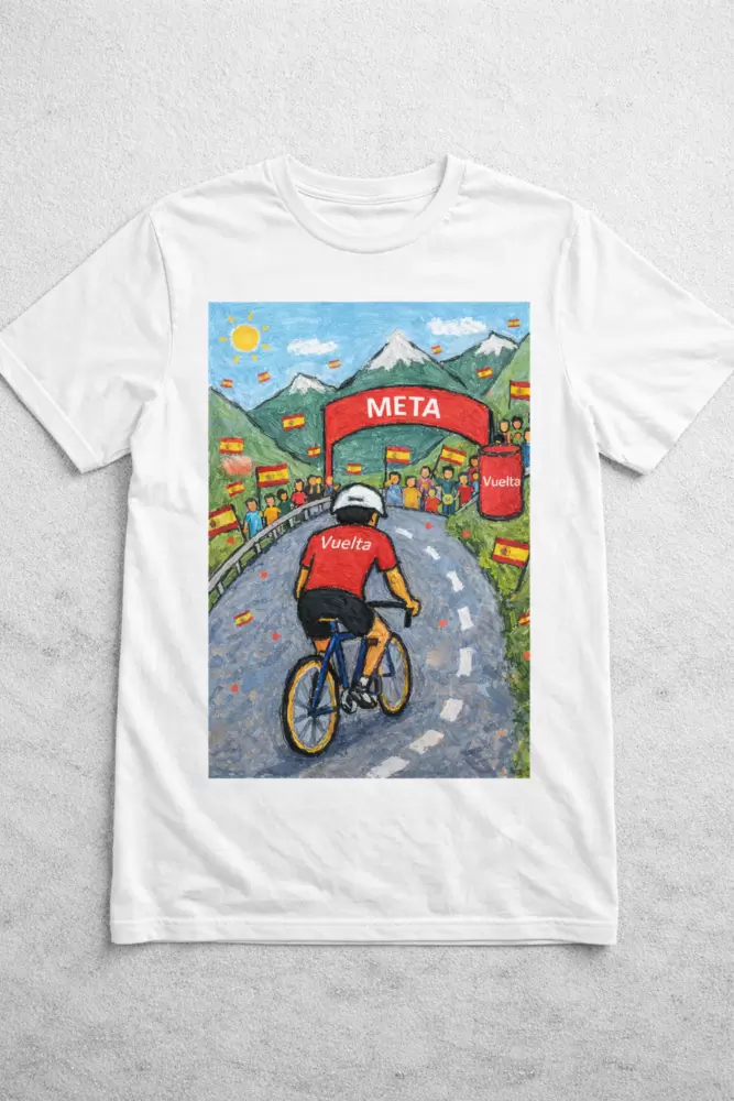 Camiseta ciclismo maillot rojo  